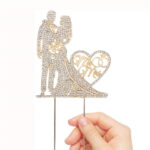 Mr & Mrs kagepynt - guld - Image 2